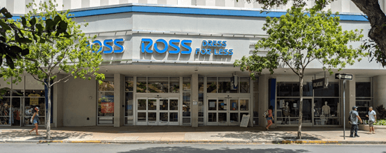 Ross offers free parking if you make a purchase with them.