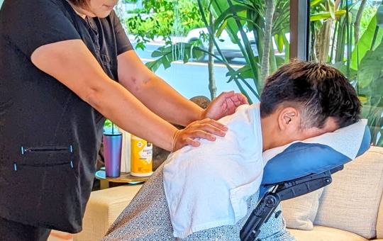 Corporate Chair Massage Services Hawaii Massage Clinic